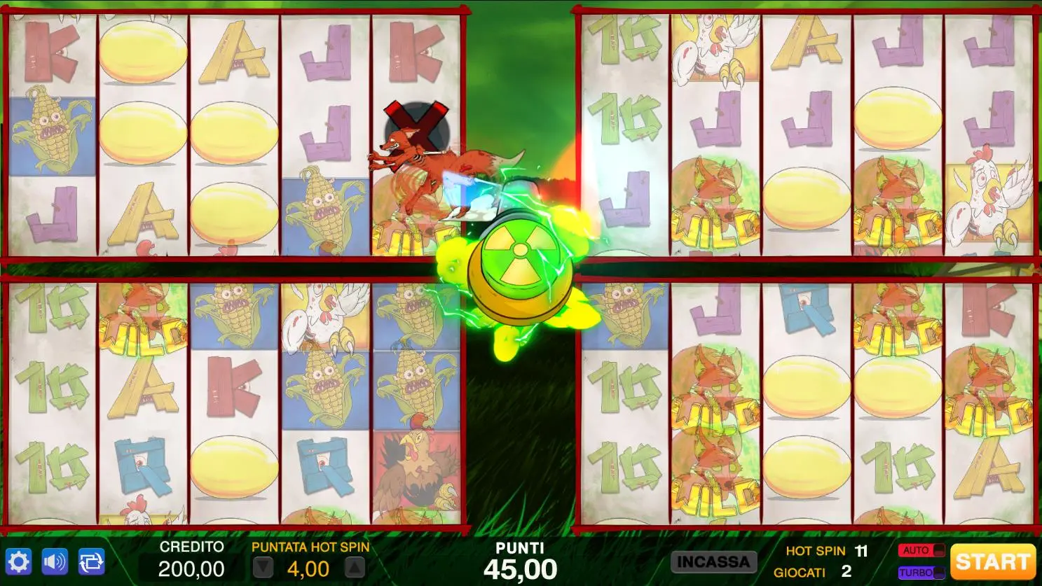 La Gallina Nucleare Hot Spin